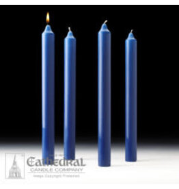 Cathedral Candle 51% Beeswax Advent Candles 1.5x16 (4 Sarum Blue)