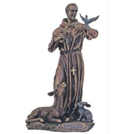 Goldscheider St. Francis Statue - Bronze (8.5")
