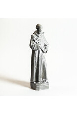 Orlandi St. Francis of Assisi Outdoor Statue - Fiber Stone, Cathedral Finish (25")