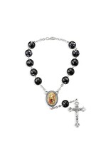 Hirten Auto Rosary - St. Christopher, Black