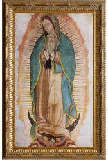 Nelson Art Our Lady of Guadalupe Gold Framed Art Picture 18x30
