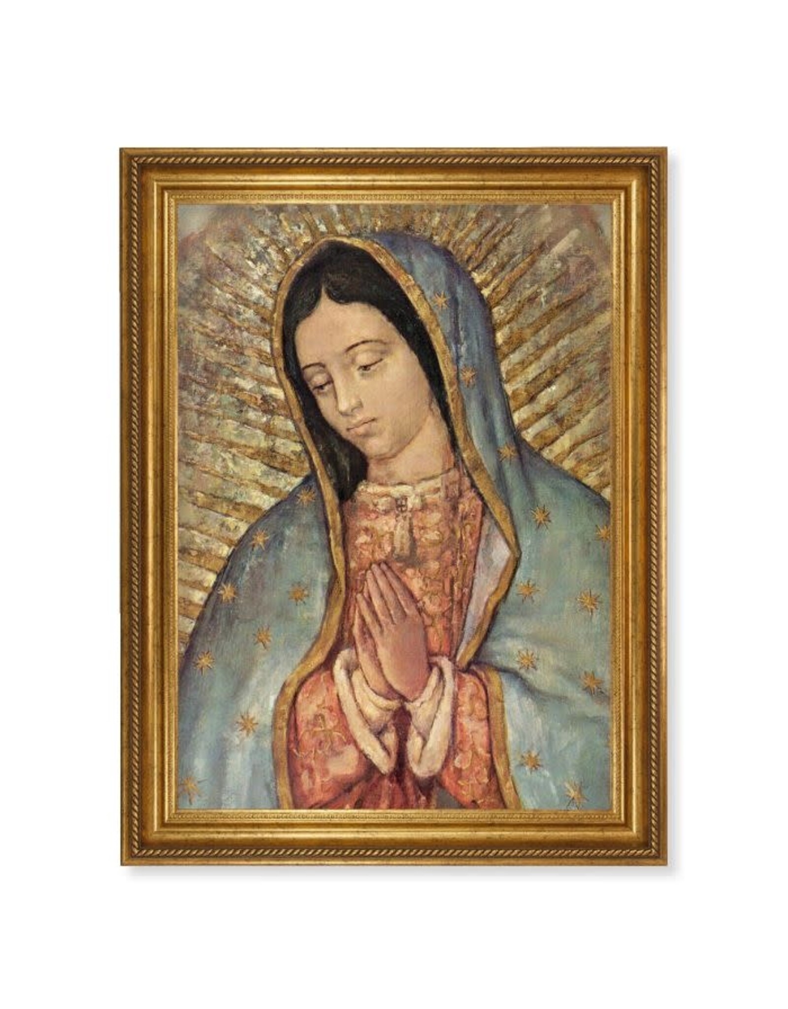 Hirten Our Lady of Guadalupe (Bust) Picture - Textured Framed Art (23.5" x 31")