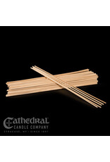 Cathedral Candle Wood Lighting Tapers, Thick 1/8" x 12" (500)