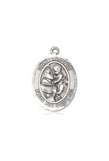 Bliss San Antonio Medal - Sterling Silver (3/4" x 1/2")