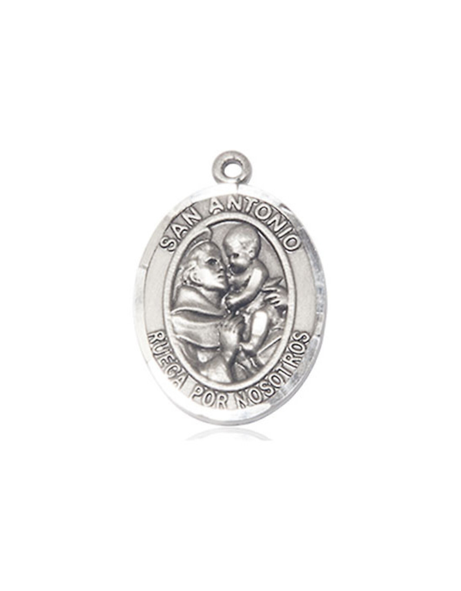 Bliss San Antonio Medal - Sterling Silver (3/4" x 1/2")