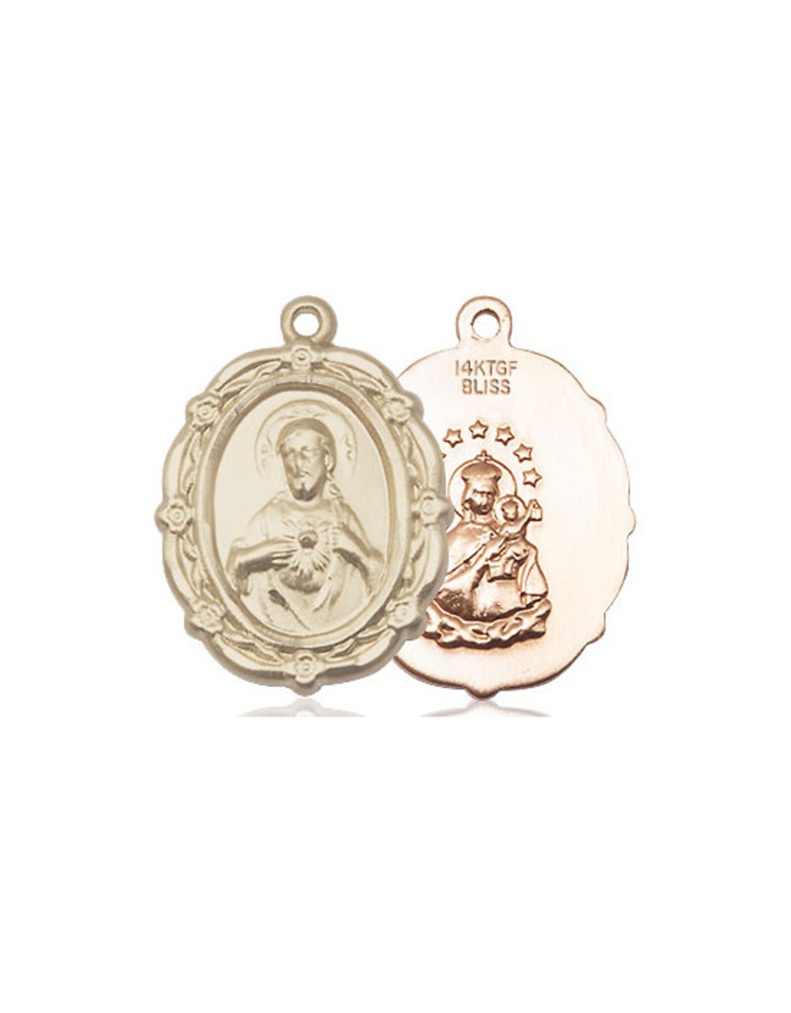 Bliss Scapular Medal - 14kt Gold Filled (7/8" x 5/8")