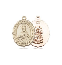 Bliss Scapular Medal - 14kt Gold Filled (7/8" x 5/8")