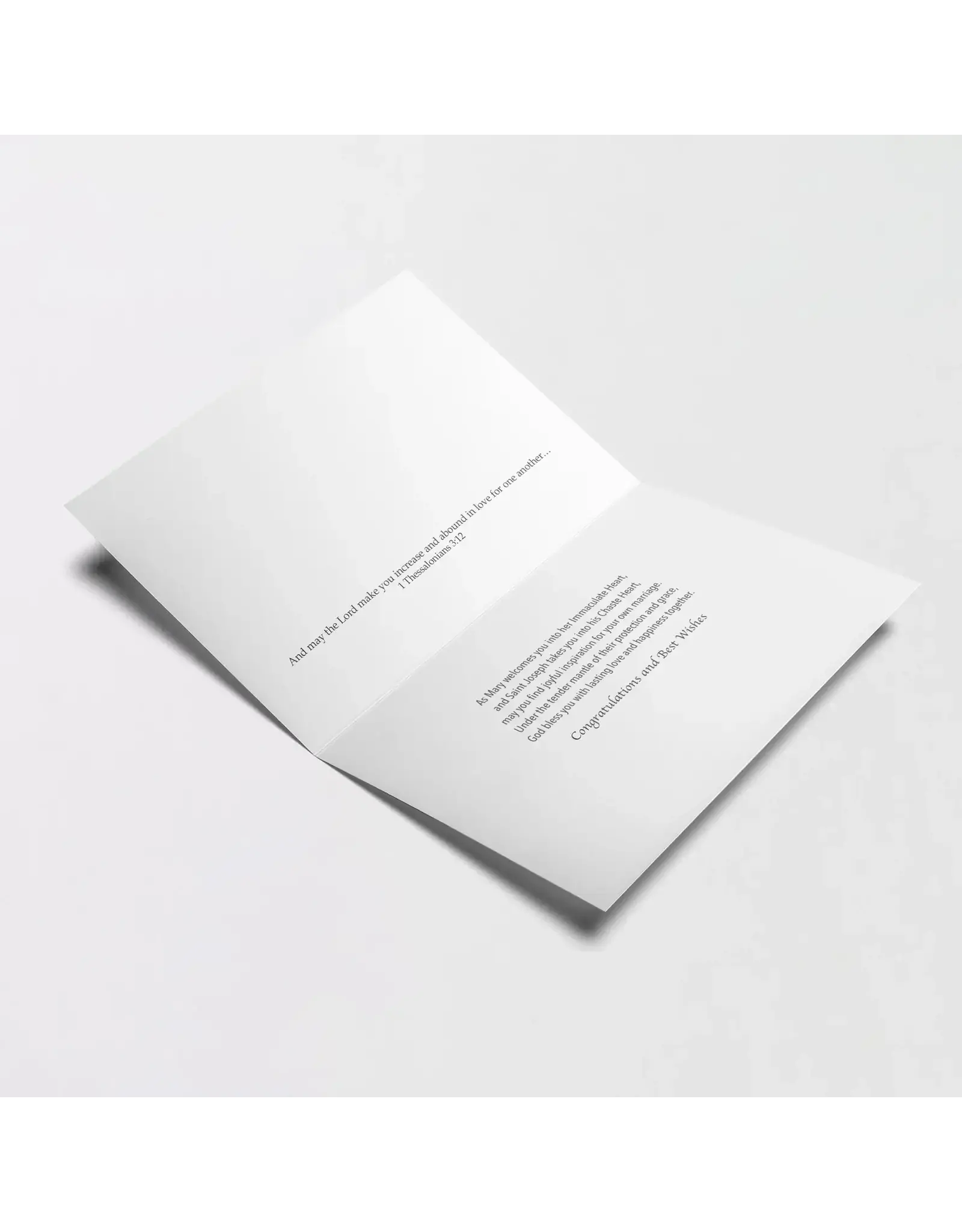 Altar + Home Greeting Card - On This Sacrament of Holy Matrimony