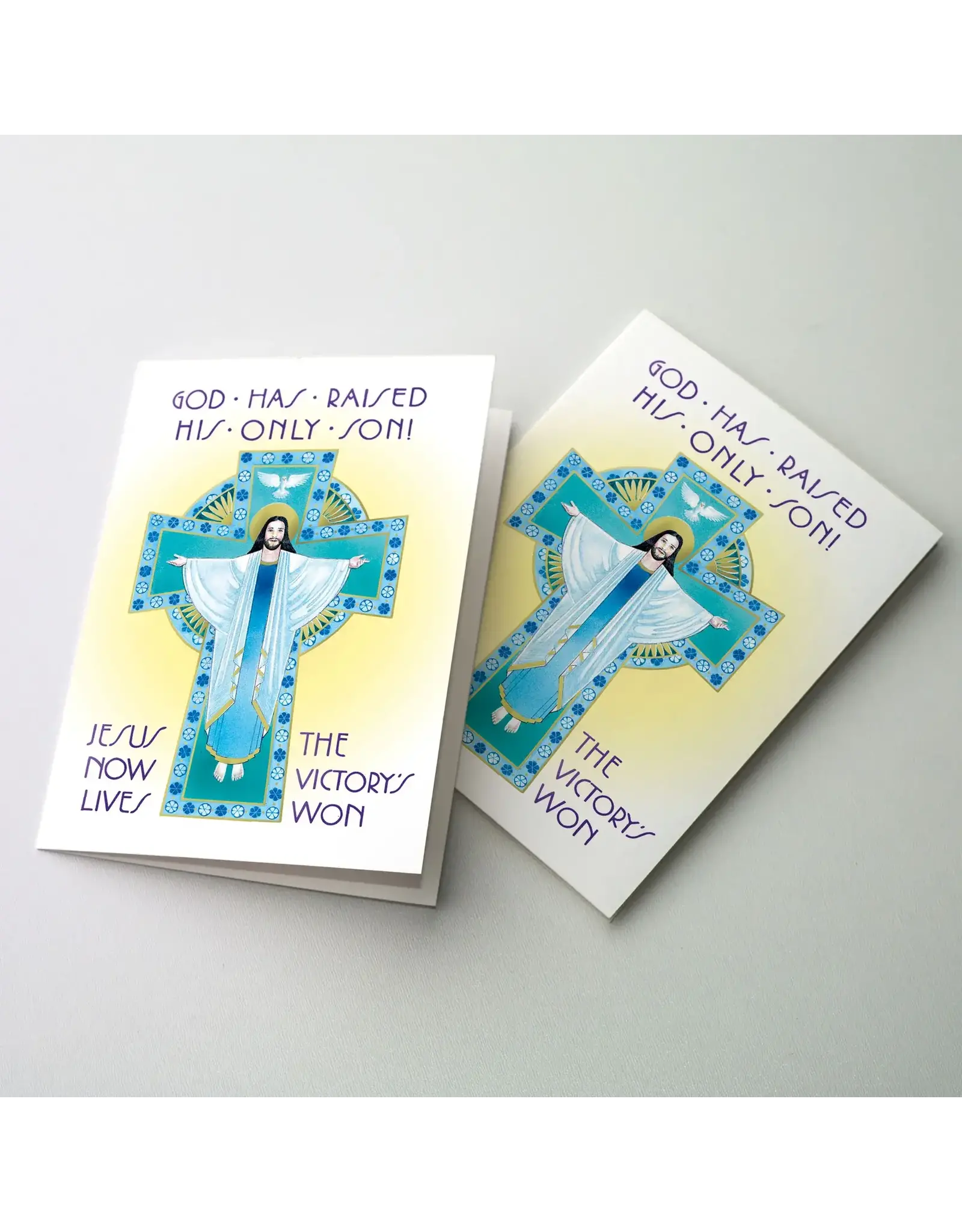 Altar + Home Greeting Card - Easter, God Has Raised His Only Son