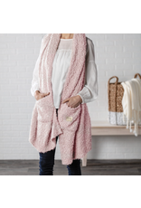 Giving Apparel Pink Giving Shawl