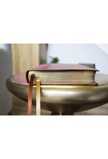 Zondervan NIV Thinline Reference Bible, Leathersoft, Brown, Red Letter, Comfort Print, Thumb Indexed