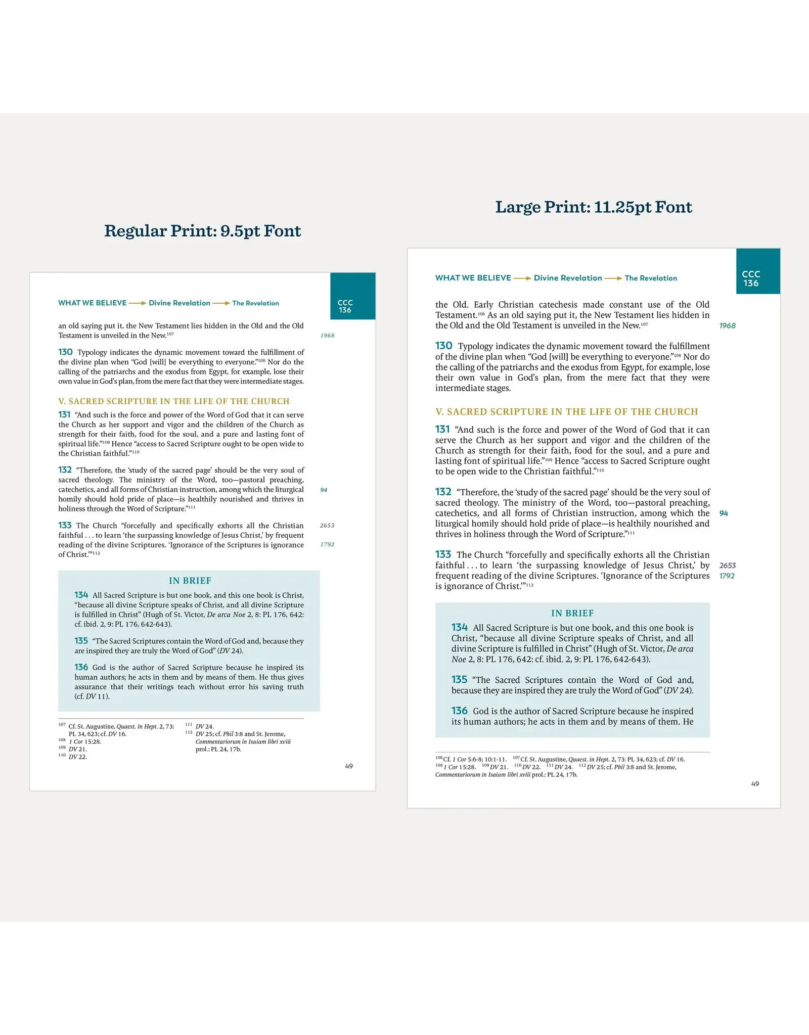 Ascension Press Catechism of the Catholic Church, Large Print (Ascension Press)