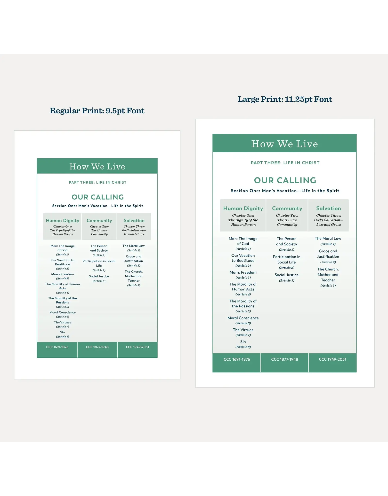 Ascension Press Catechism of the Catholic Church, Large Print (Ascension Press)