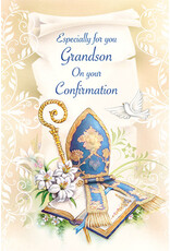 Greetings of Faith Card - Confirmation (Grandson), Especially for You