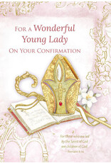 Greetings of Faith Card - Confirmation (Girl), Wonderful Young Lady