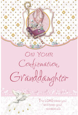 Greetings of Faith Card - Confirmation (Granddaughter), Dove