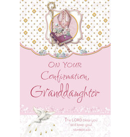 Greetings of Faith Card - Confirmation (Granddaughter), Dove