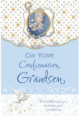 Greetings of Faith Card - Confirmation (Grandson), Dove
