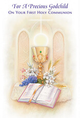 Greetings of Faith Card - First Communion (Godchild), Precious