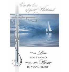 Greetings of Faith Card - Sympathy (Loss of Husband), Forever