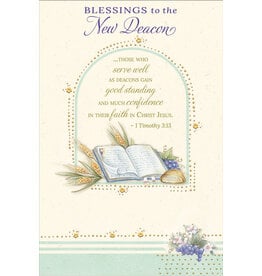 Greetings of Faith Card - Deacon Ordination, Blessings
