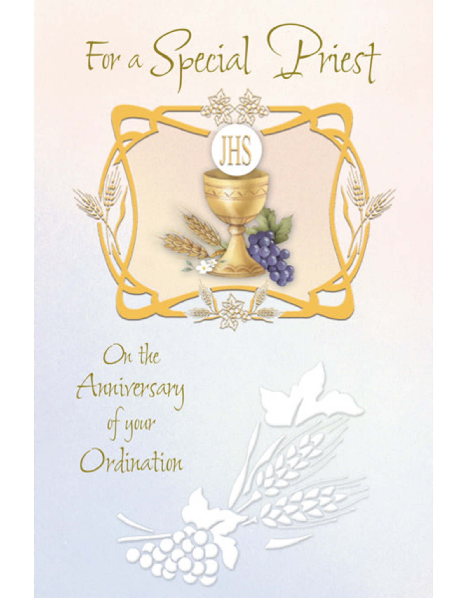 Greetings of Faith Card - Ordination Anniversary (Priest), Special