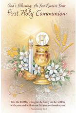 Greetings of Faith Card - First Communion (For Anyone), God's Blessings