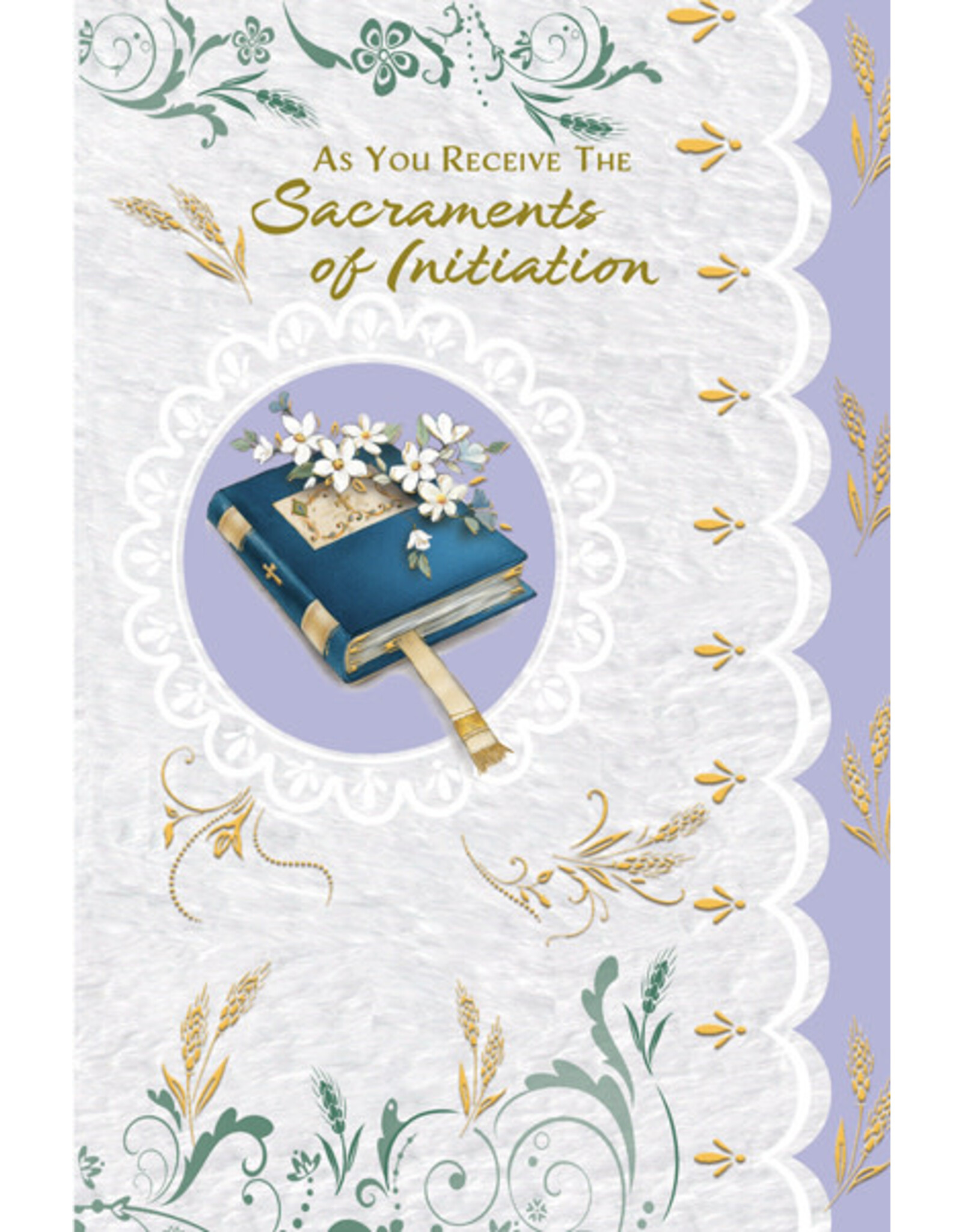 Greetings of Faith Card - OCIA (RCIA), Sacraments