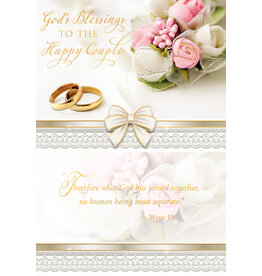 Greetings of Faith Card - Wedding, Joined Together