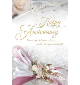Greetings of Faith Card - Anniversary, Blessings to the Love You Share