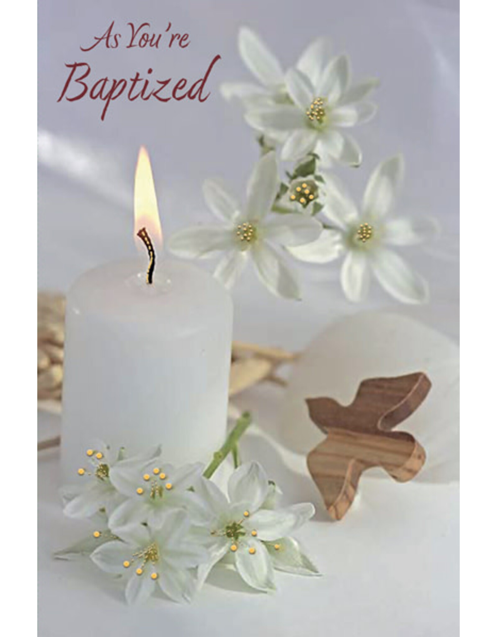 Greetings of Faith Card - Baptism (All Ages/Adult), Candle