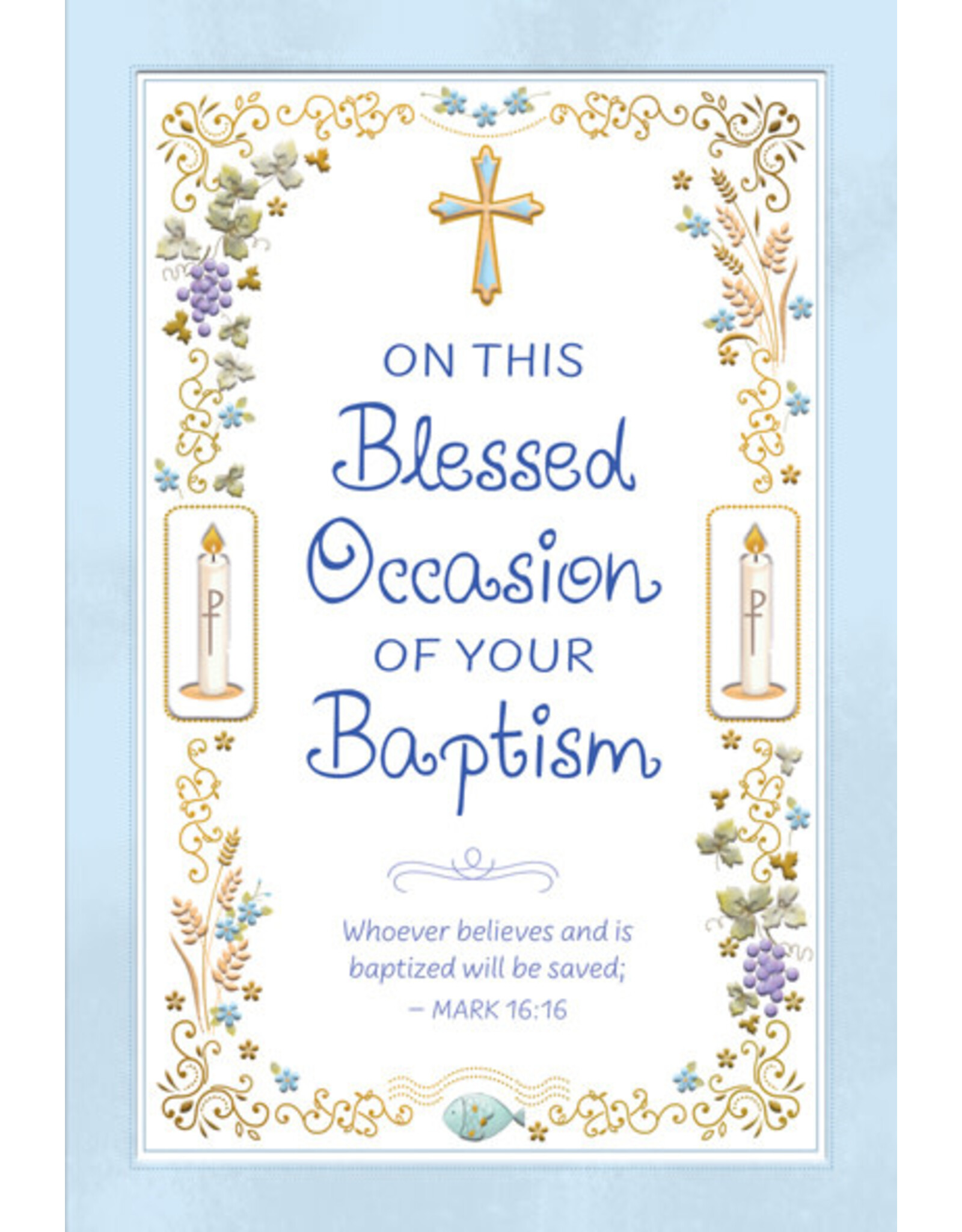 Greetings of Faith Card - Baptism (Adult / All Ages), Blessed Occasion