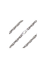 Bliss Chain - Light Rhodium, Heavy Rope (30")