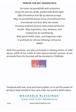 My Saint My Hero Bracelet - Grandmother's Love