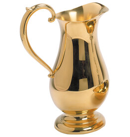 Koleys Flagon (Pitcher) - 24kt Gold Plated Pewter (8", 22oz)