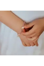 My Saint My Hero Kids Bracelet - Love Lights the Way, Crystal Pearl