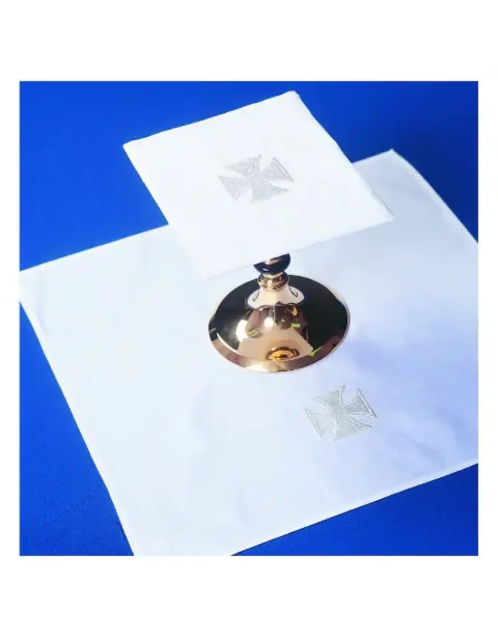 Gaiser (Beau Veste) Purificator, Linen/Cotton, 12x18 Maltese Cross