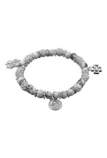 Hirten Blessing Bracelet - Cherub, White Beads