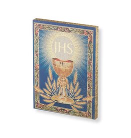 Hirten First Communion Gold Embossed Wood Plaque