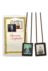 Hirten Scapular - Brown, Divine Mercy