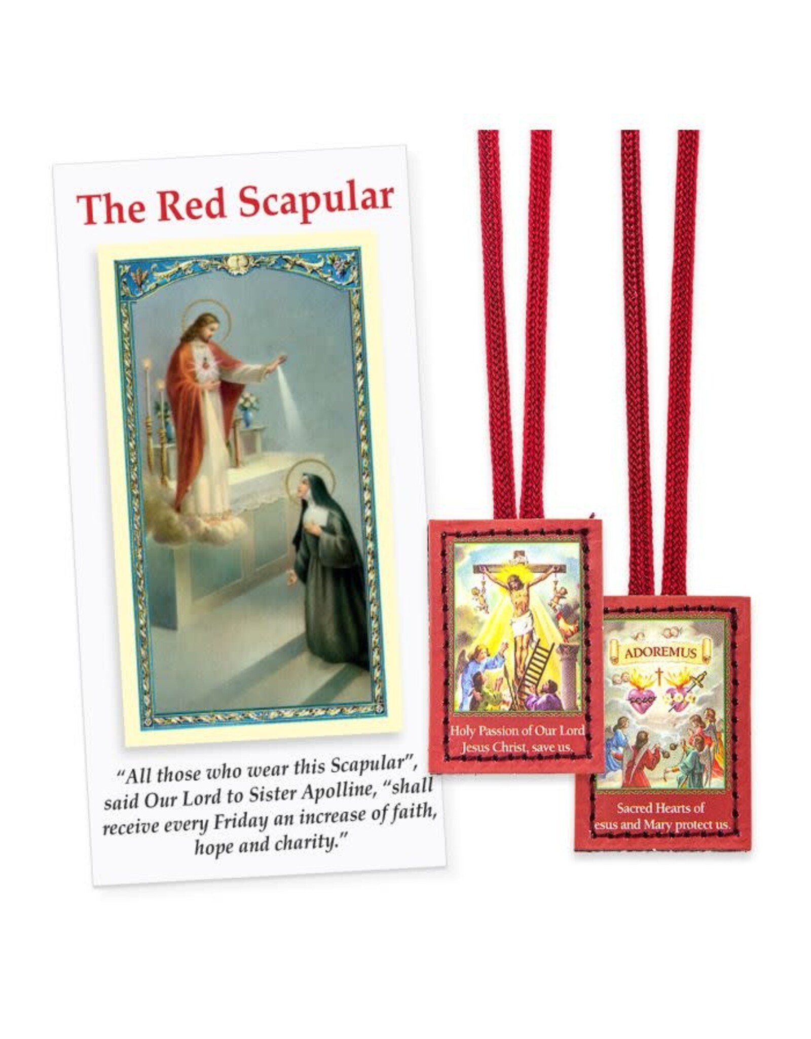 Hirten Scapular - Red