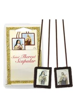 Hirten Scapular - Brown, St. Therese