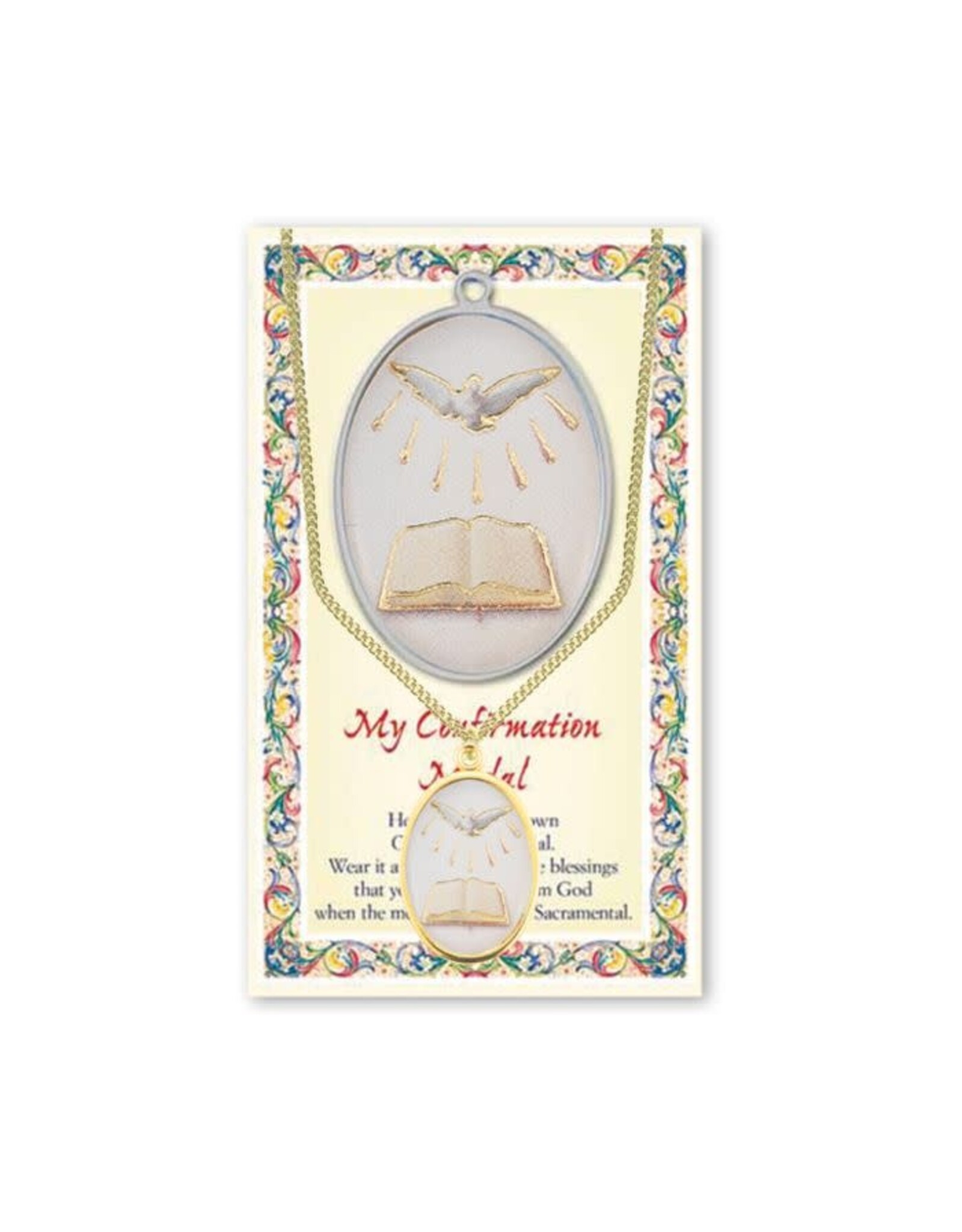 Hirten Pewter Necklace with Epoxied Color Medal -