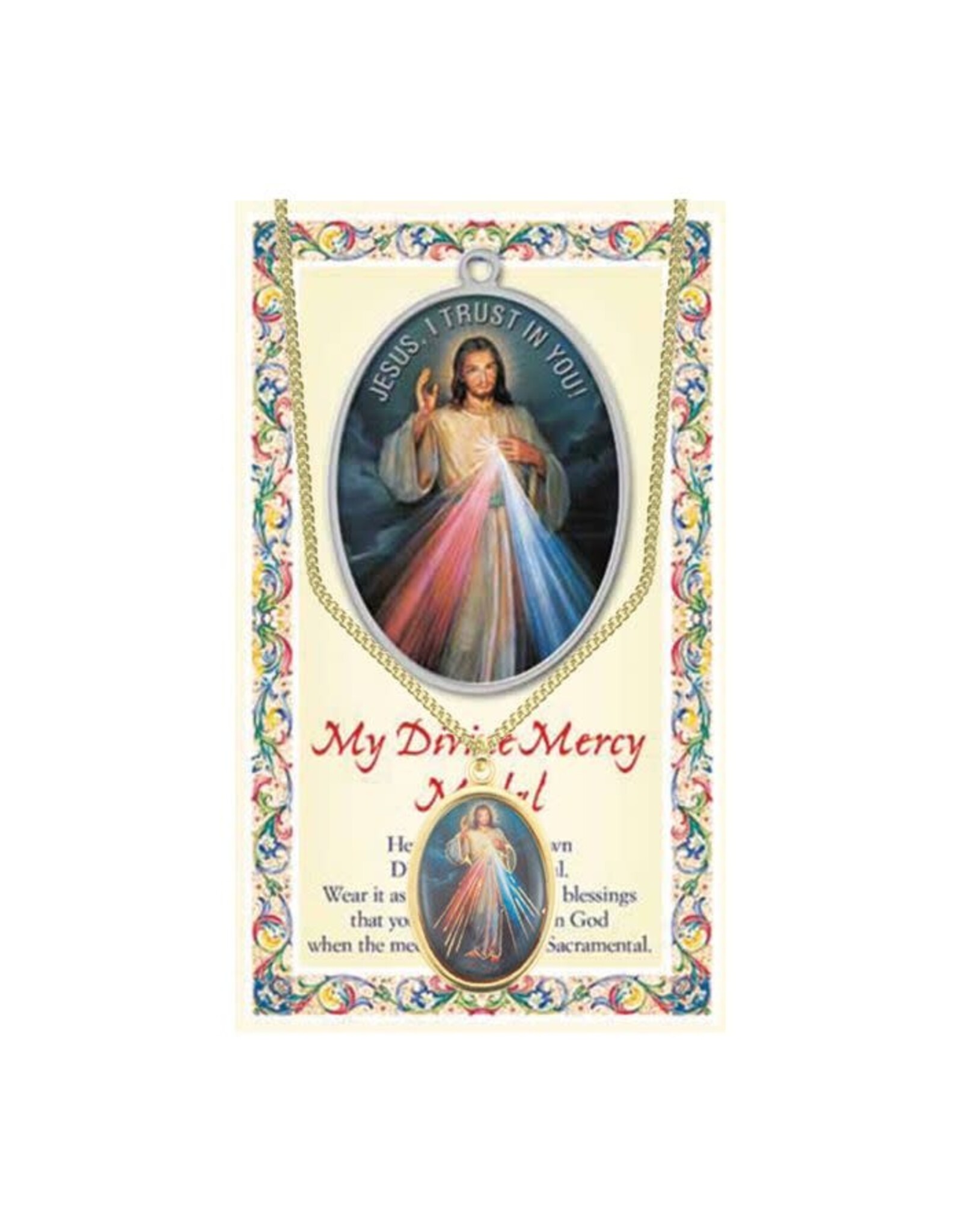 Hirten Pewter Necklace with Epoxied Color Medal -