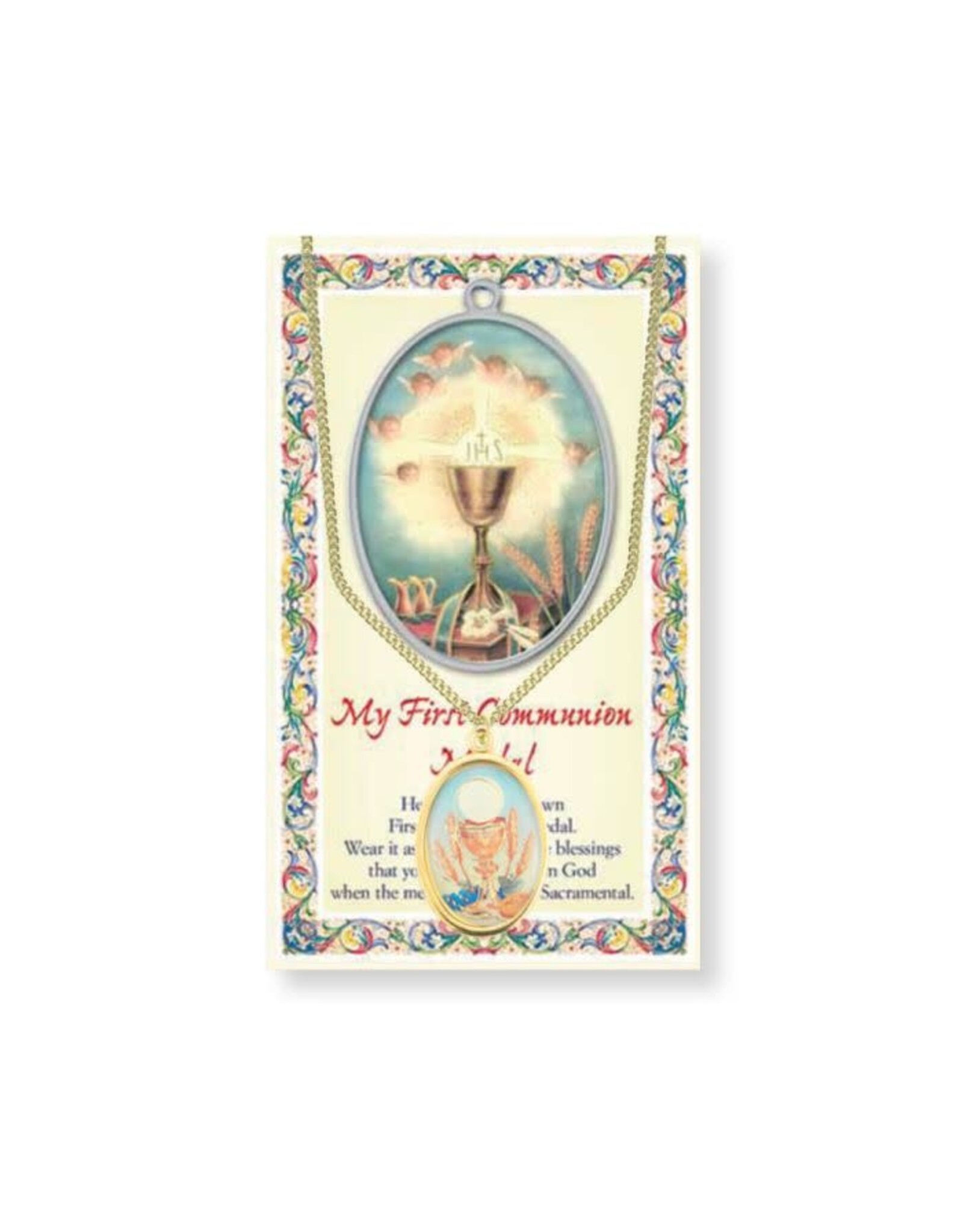 Hirten Pewter Necklace with Epoxied Color Medal -