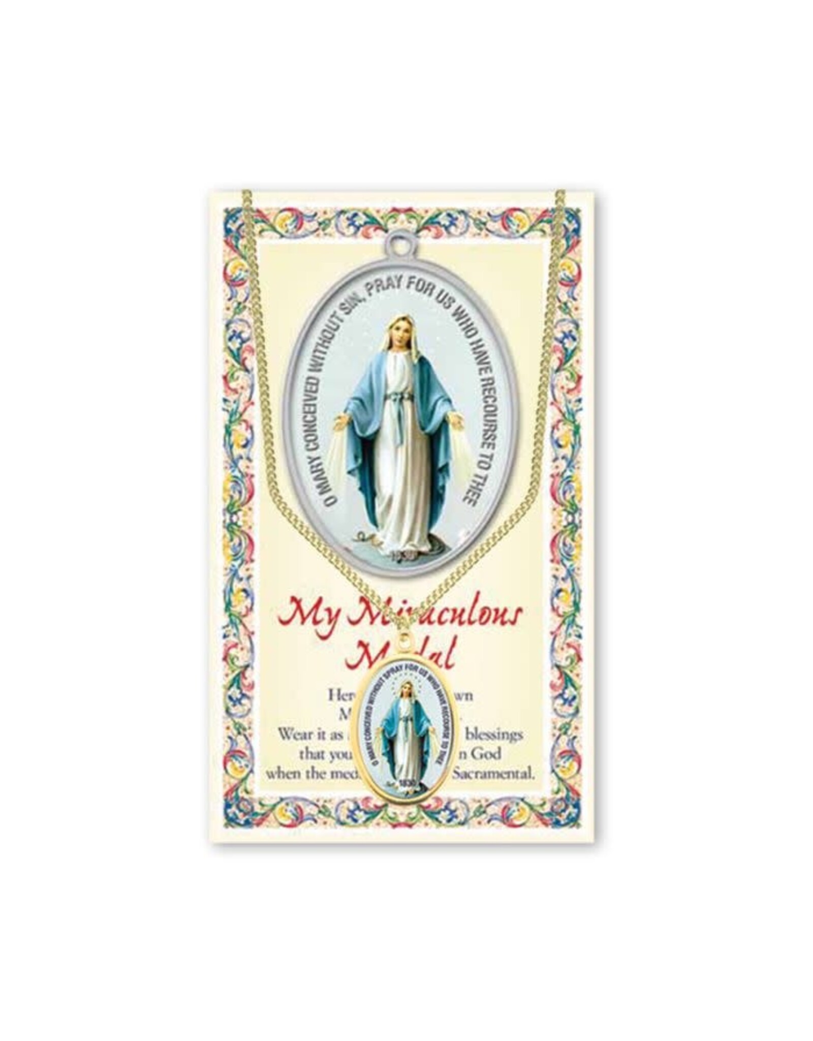 Hirten Pewter Necklace with Epoxied Color Medal -