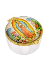 Hirten Rosary Box - Our Lady of Guadalupe, Porcelain
