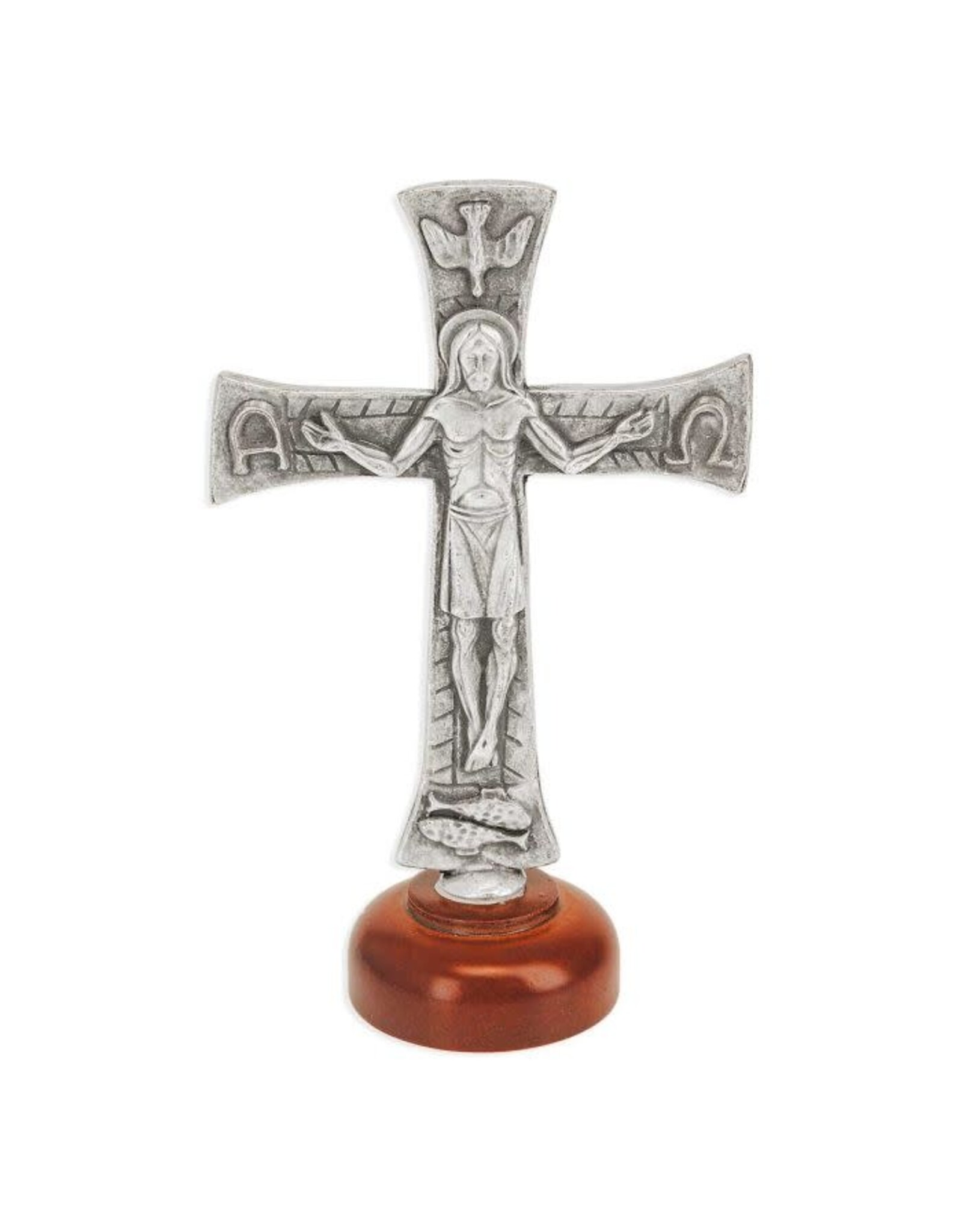 Hirten Standing Crucifix, Risen Christ, 5"
