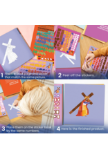 Catholic Family Crate Pray by Sticker: Story of the Cross Sticker Book