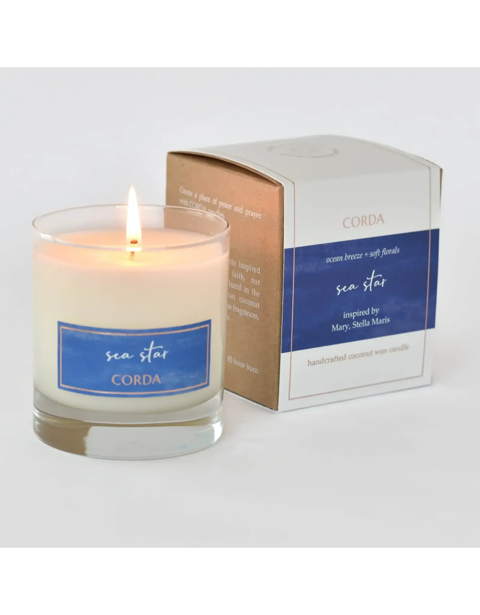 Corda Corda Candle - Sea Star - Mary, Stella Maris